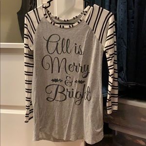 Long Sleeve Christmas Tee